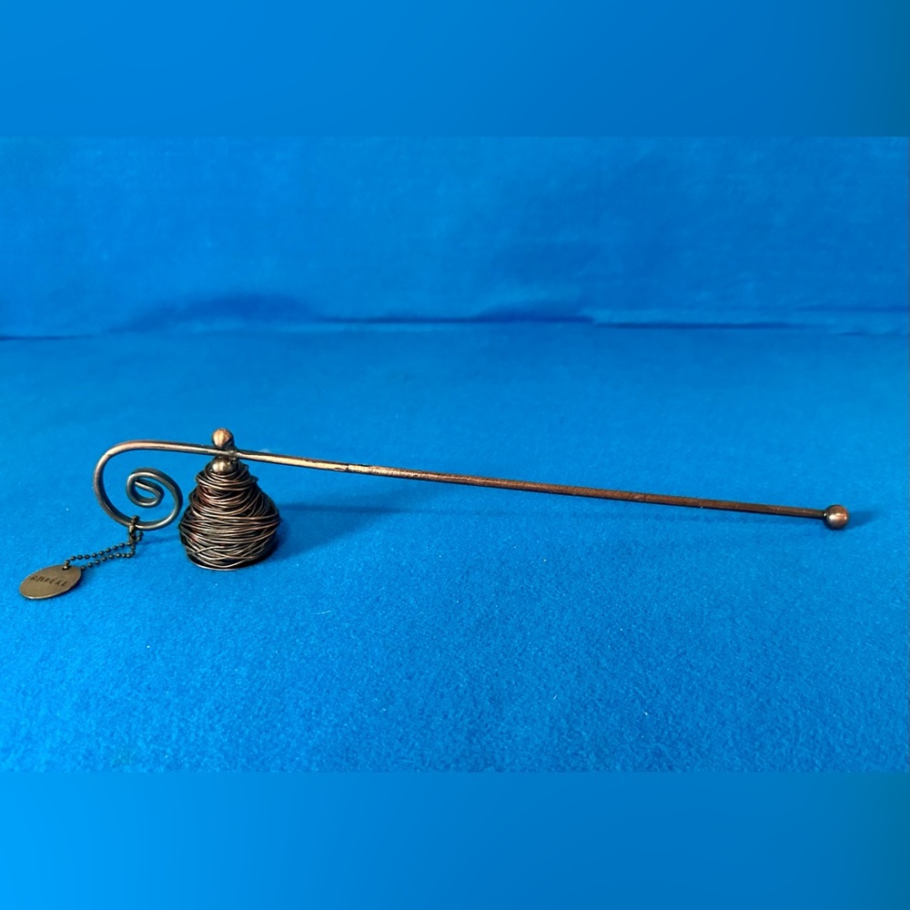 Elegant Bronze Candle Snuffer